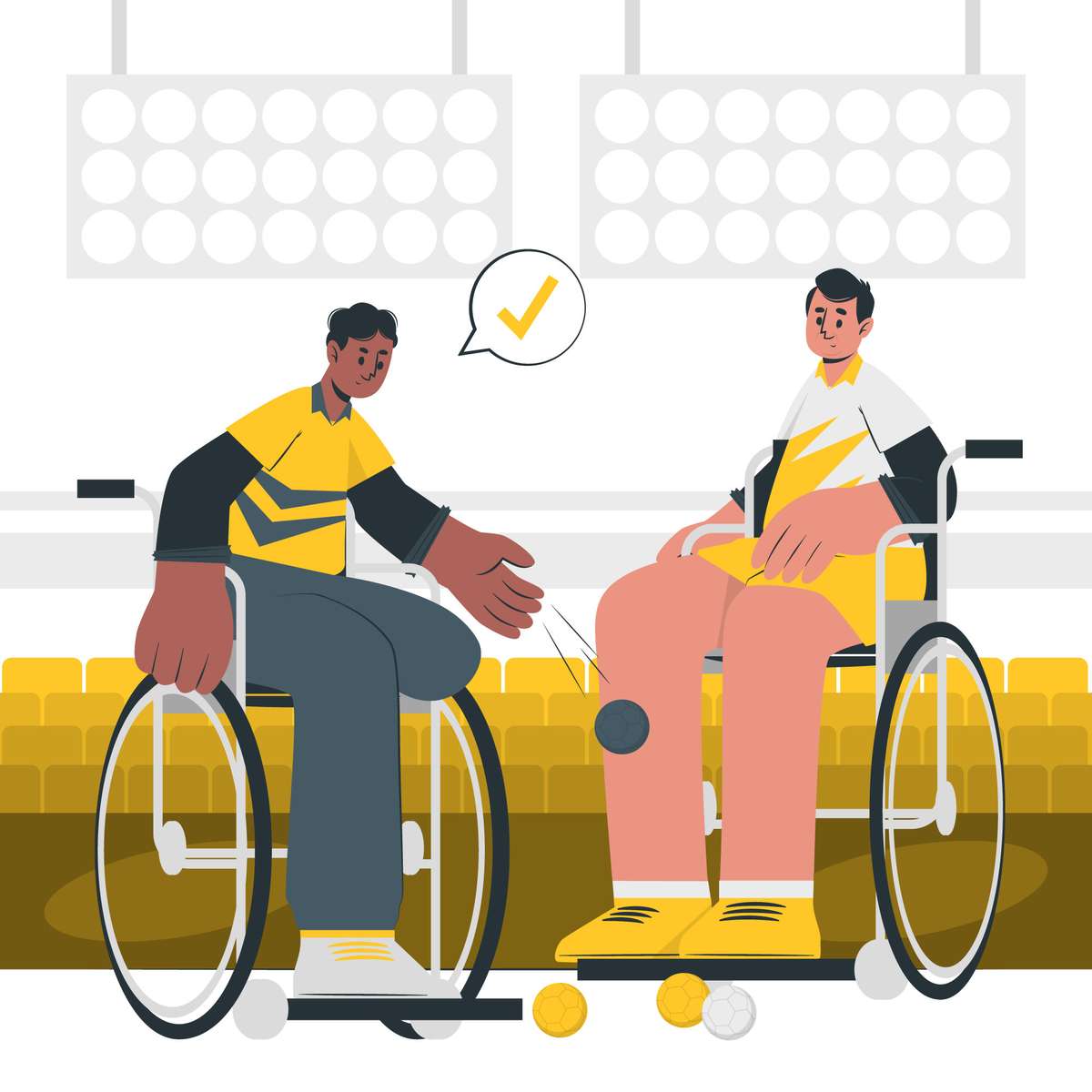 BOCCIA - Jeu Paralympique puzzle en ligne à partir d'une photo