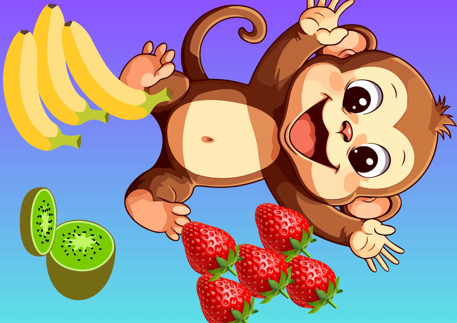 маймуната Луфи онлайн пъзел