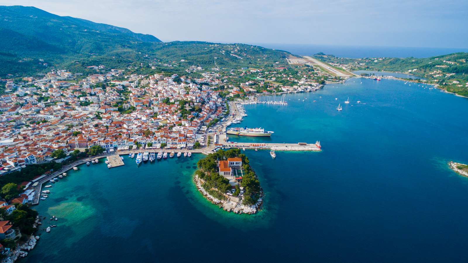 skiathos puzzle online from photo