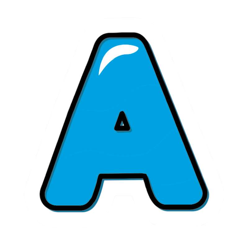 Letter A puzzle puzzle online from photo