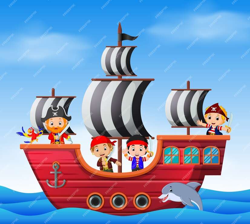 Piráti v akci online puzzle