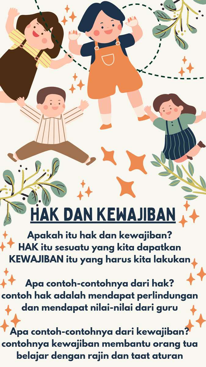 hak et kewajiban puzzle en ligne à partir d'une photo