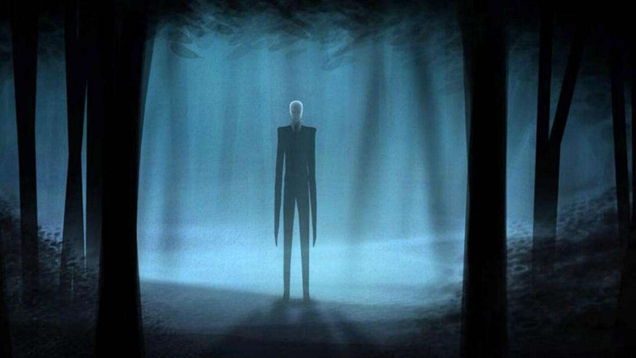 Slenderman puzzle online from photo