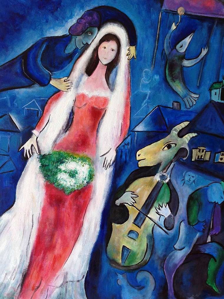 Marc Chagall puzzle online from photo