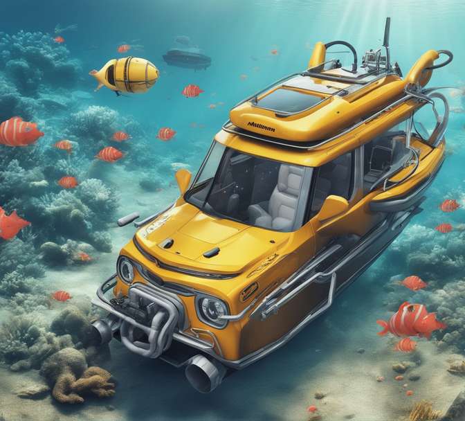 mahindra as submarine puzzle online from photo