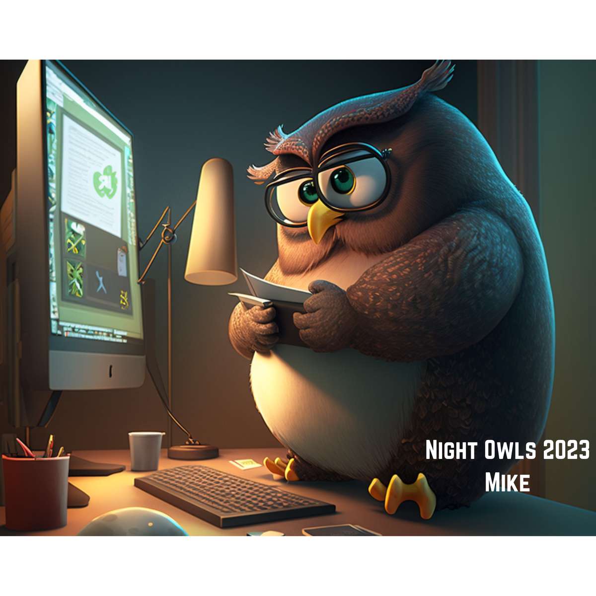 Mike Night Owls 2023 puzzle online from photo
