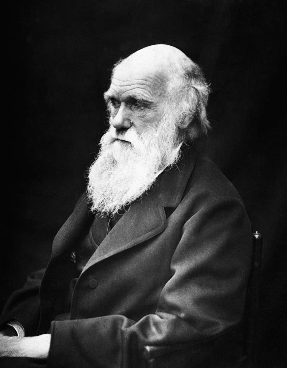 Charles Darwin puzzel online van foto