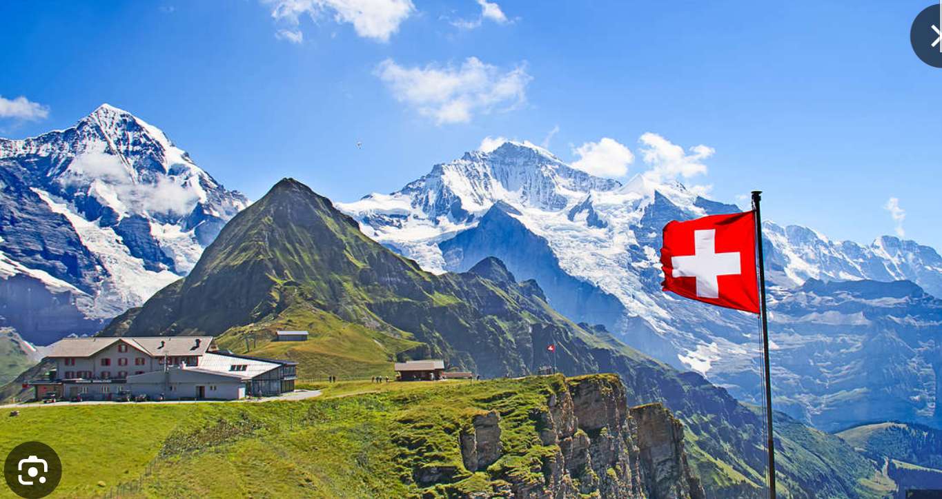 スイスのパズル 写真からオンラインパズル