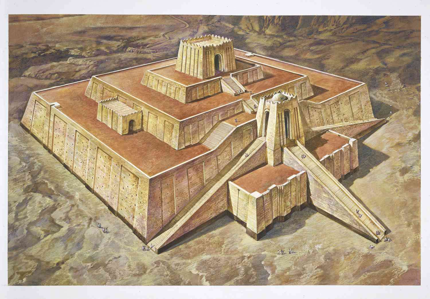 Ziggurat online puzzel