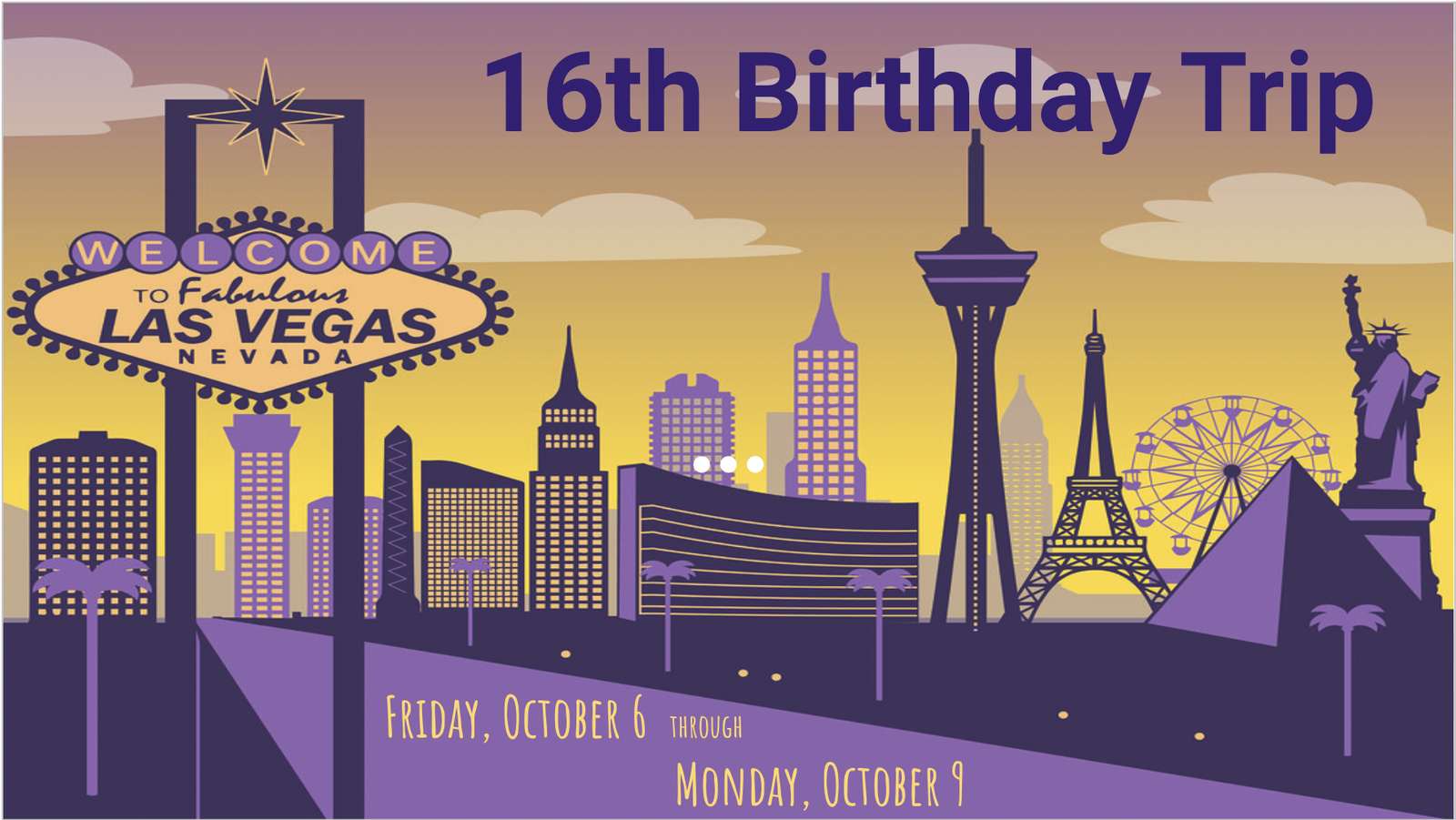 Vegas Birthday puzzle online from photo