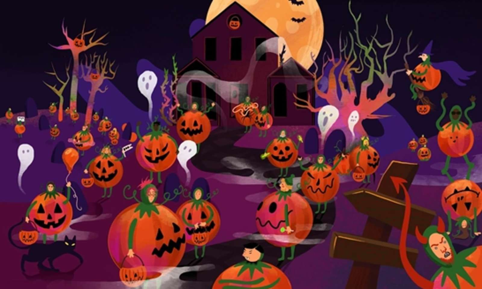 Halloweenský týden 2 online puzzle