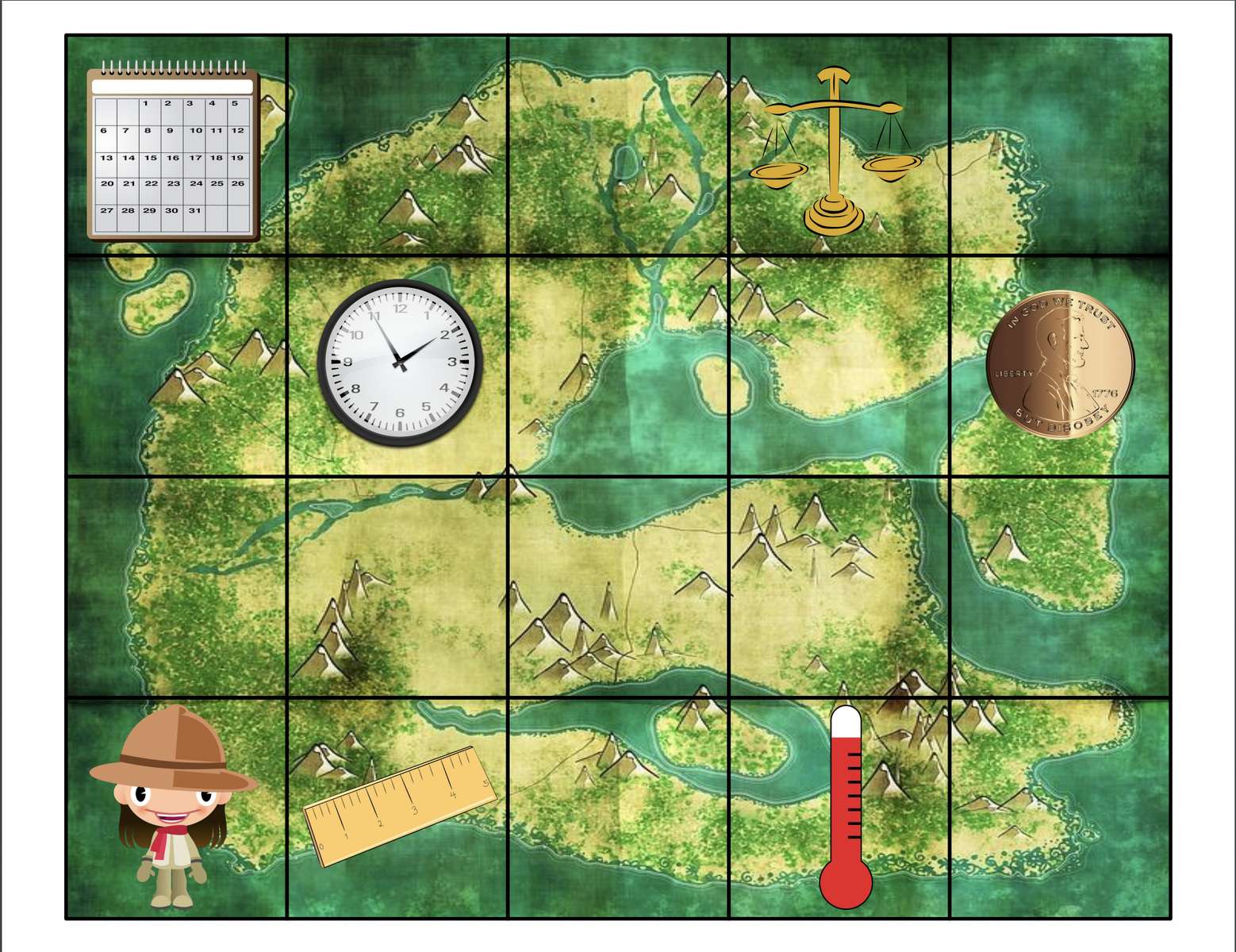 Breakout Map puzzle online from photo