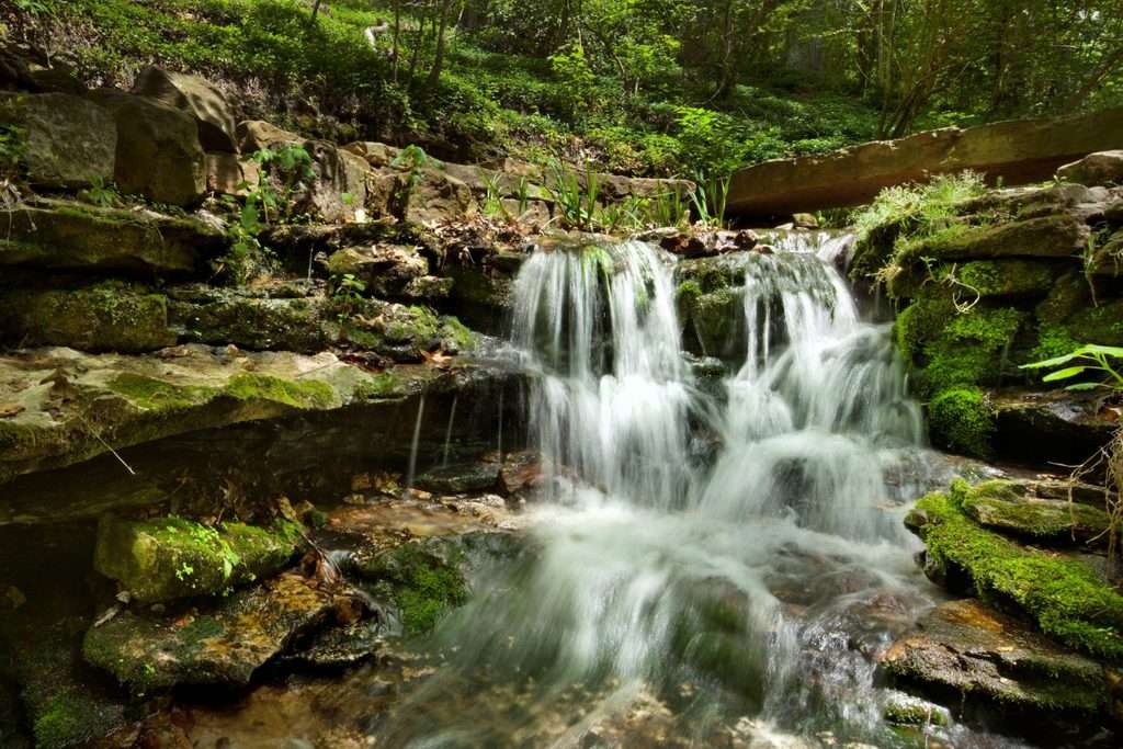 Waterfall puzzle online from photo