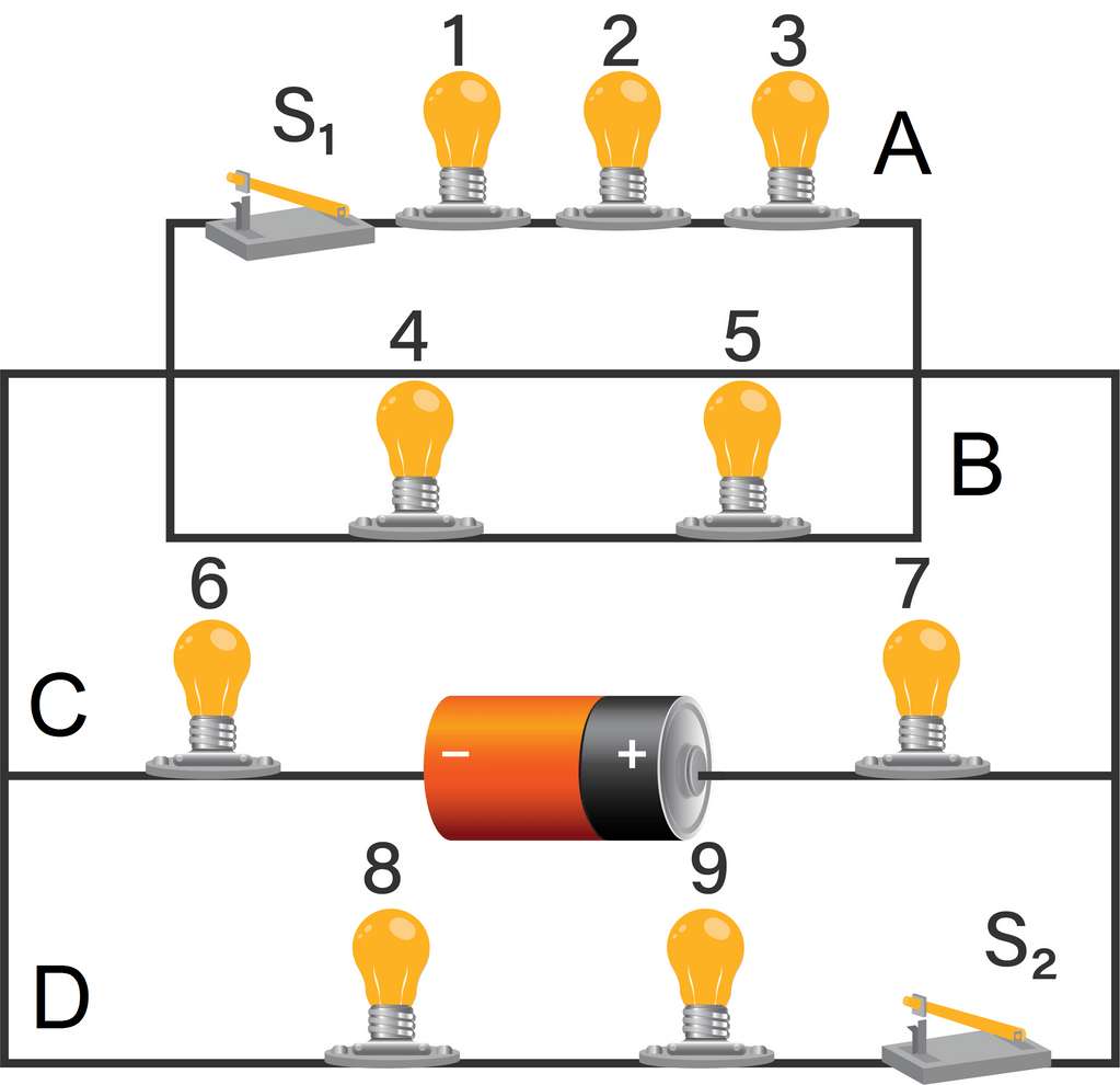 Rangkaian listrik puzzle online din fotografie