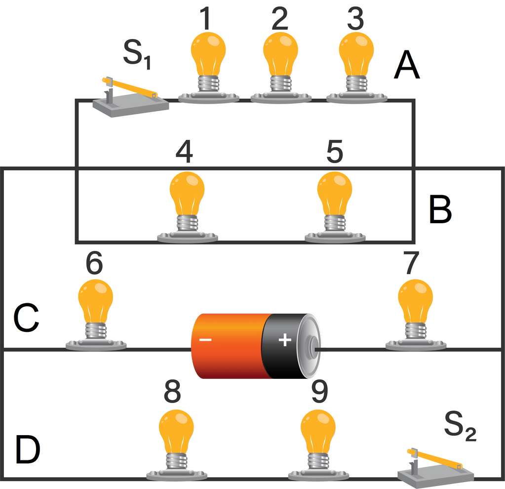 Rangkaian listrik puzzle online fotóról