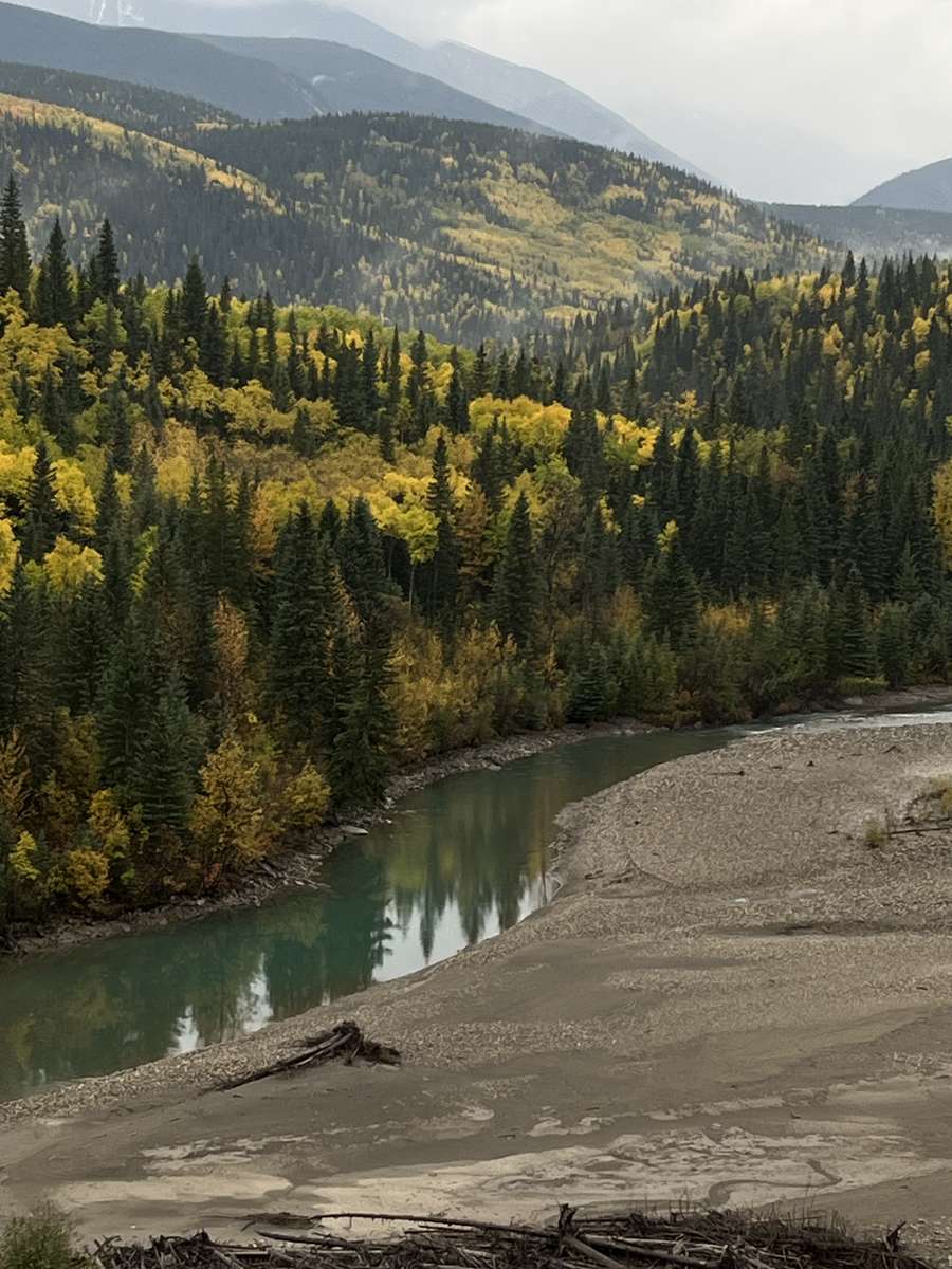 Podzimní kráska v horách puzzle online z fotografie