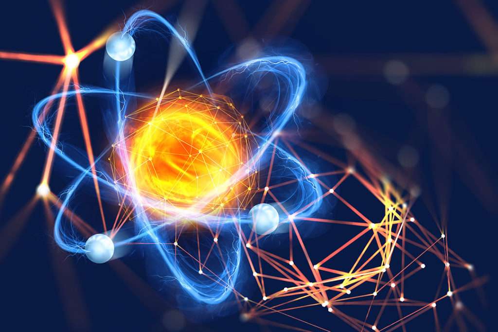 Physique de l'atome puzzle en ligne à partir d'une photo