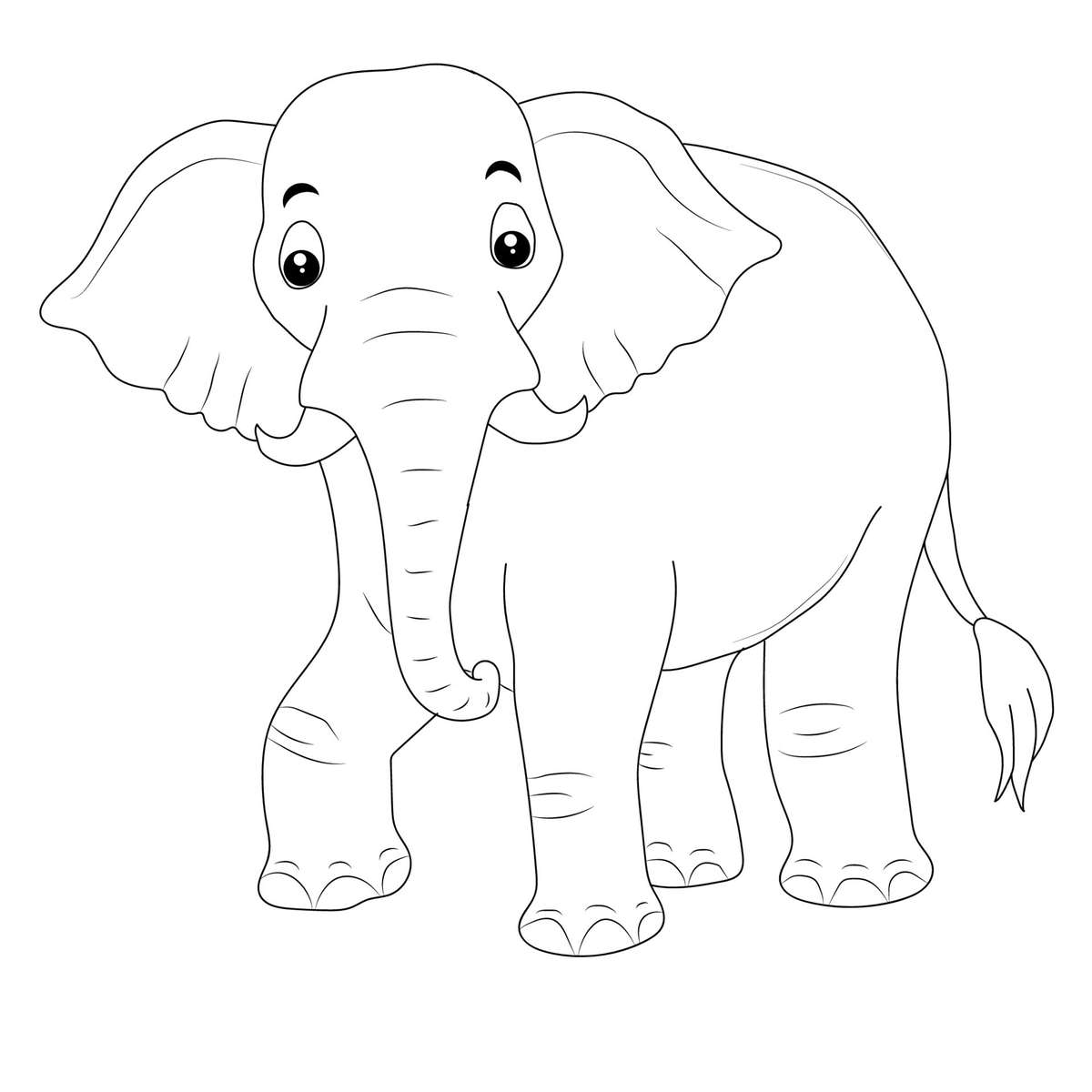 Elefant Online-Puzzle vom Foto