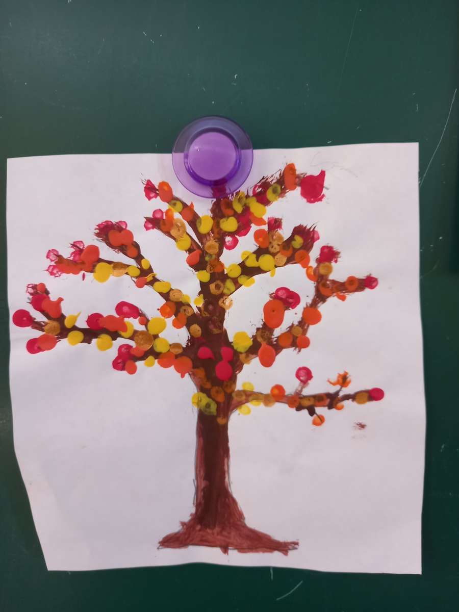 De boom van de herfst online puzzel