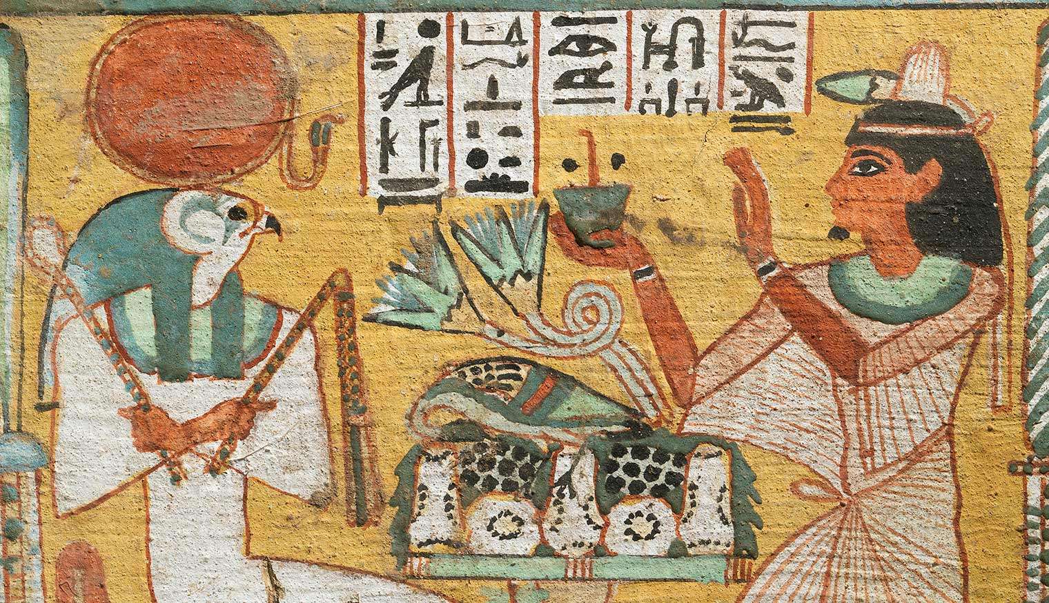 Egyiptom festészet puzzle online fotóról