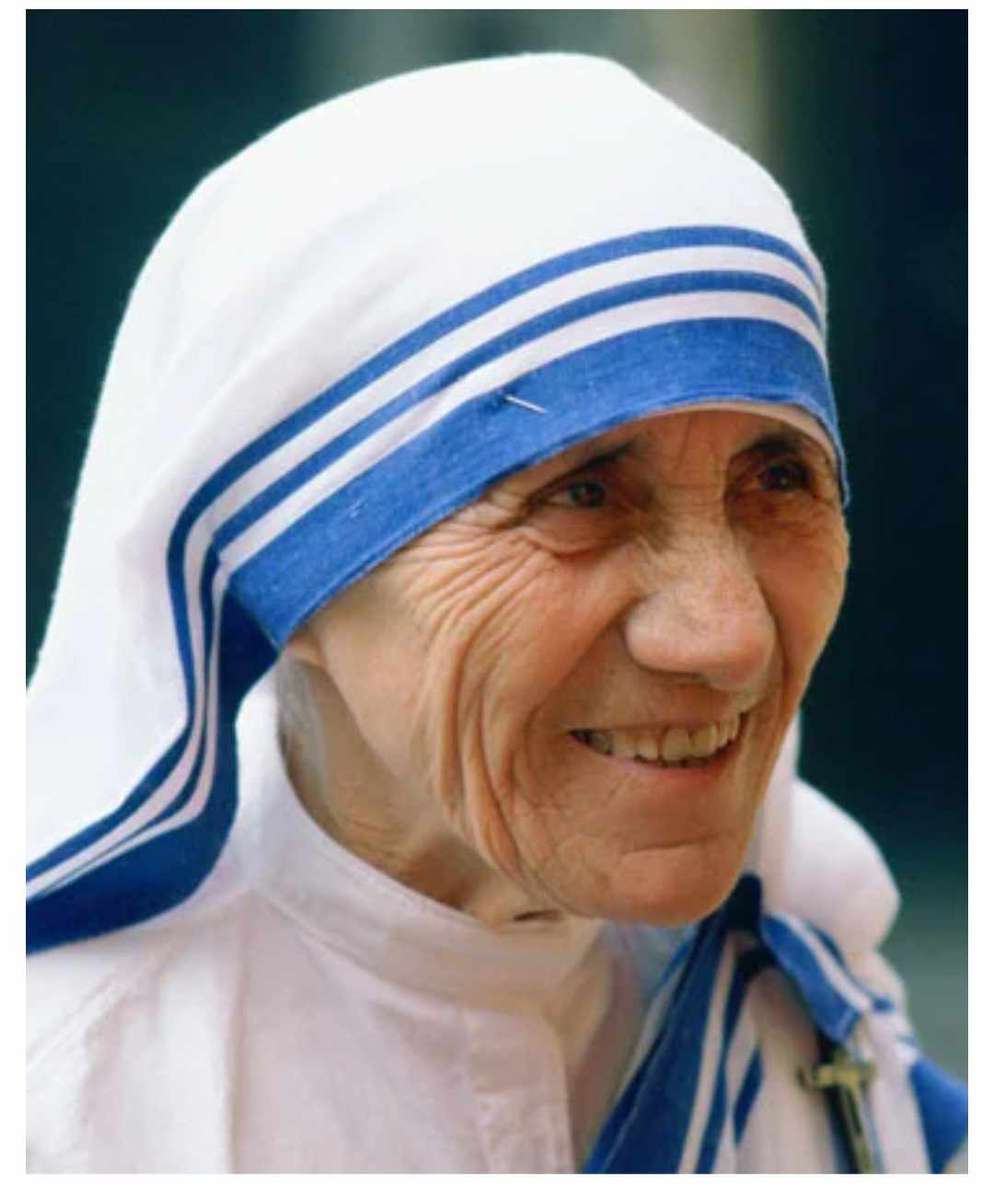 Mother Teresa puzzle online from photo