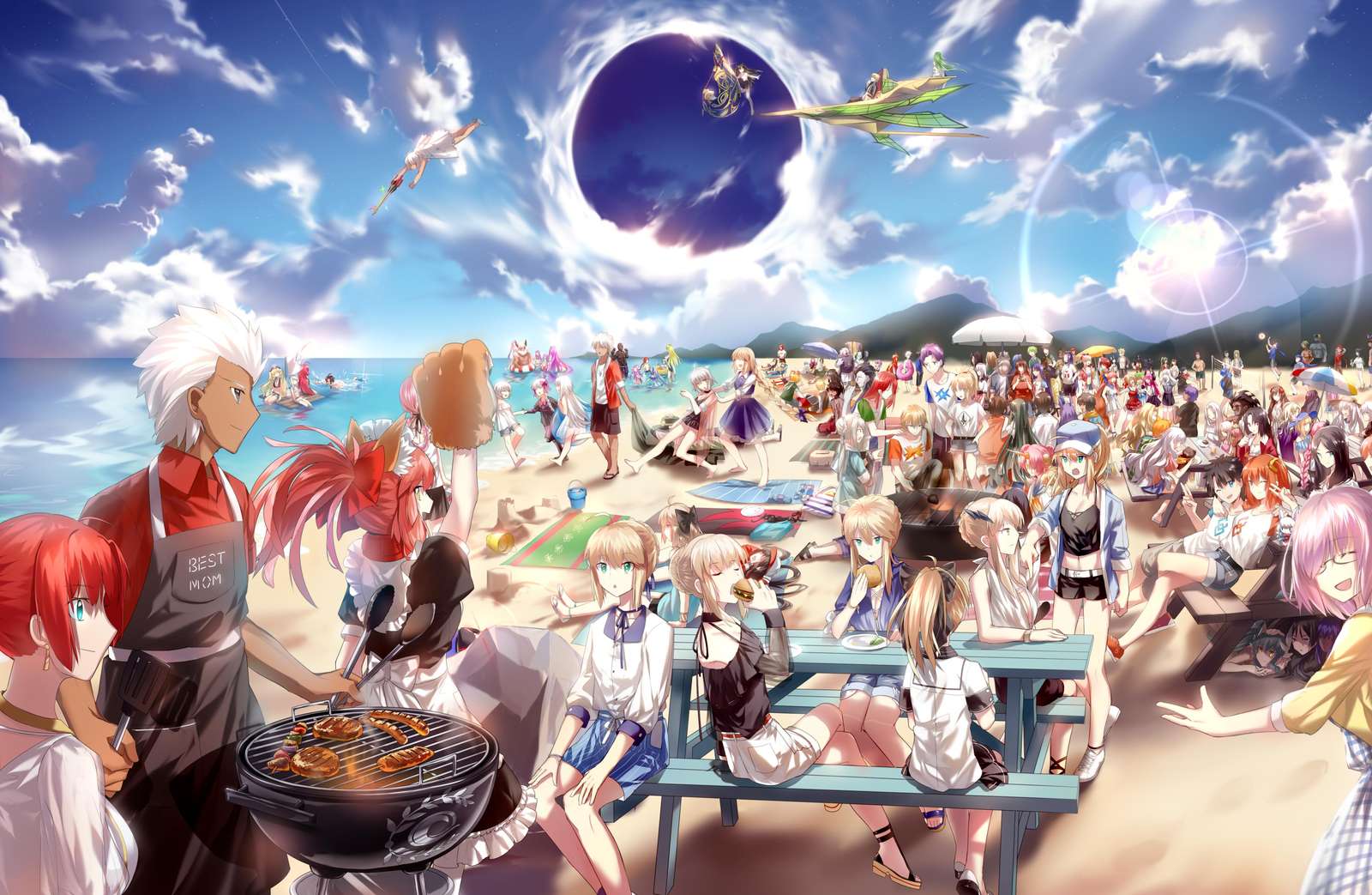 fgo zomer puzzel online van foto