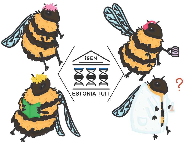Bees with logo puzzle online from photo
