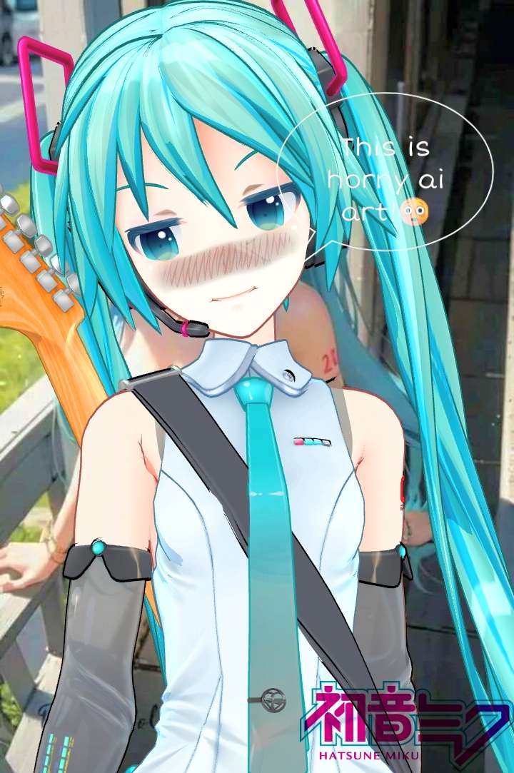 Hatsune miku puzzle online from photo