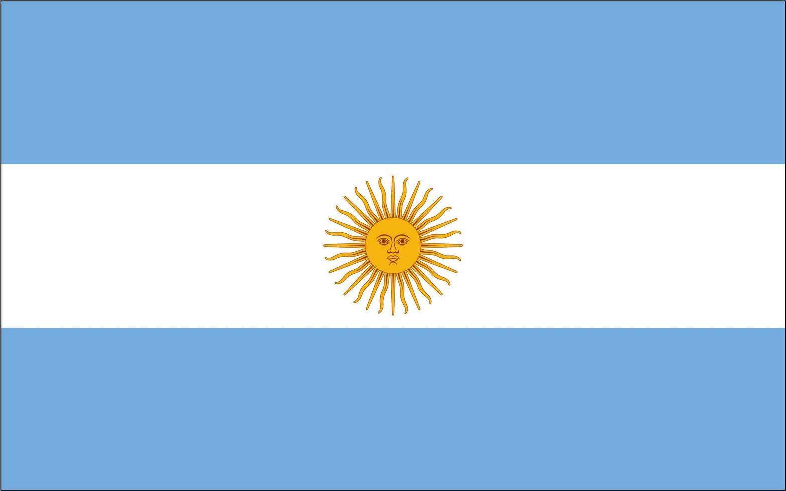 Steagul Argentinei puzzle online din fotografie