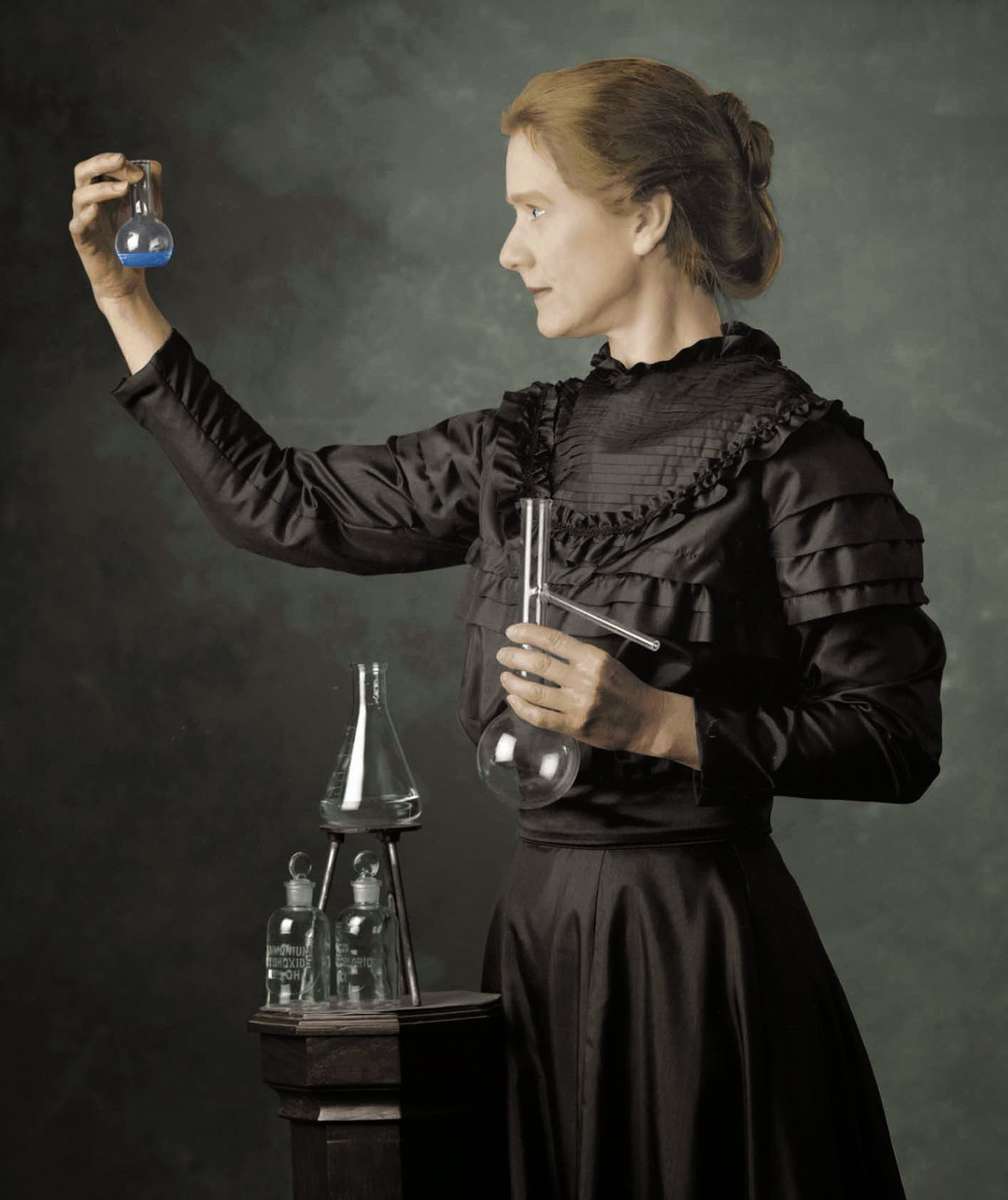 Marie Curie puzzel online van foto