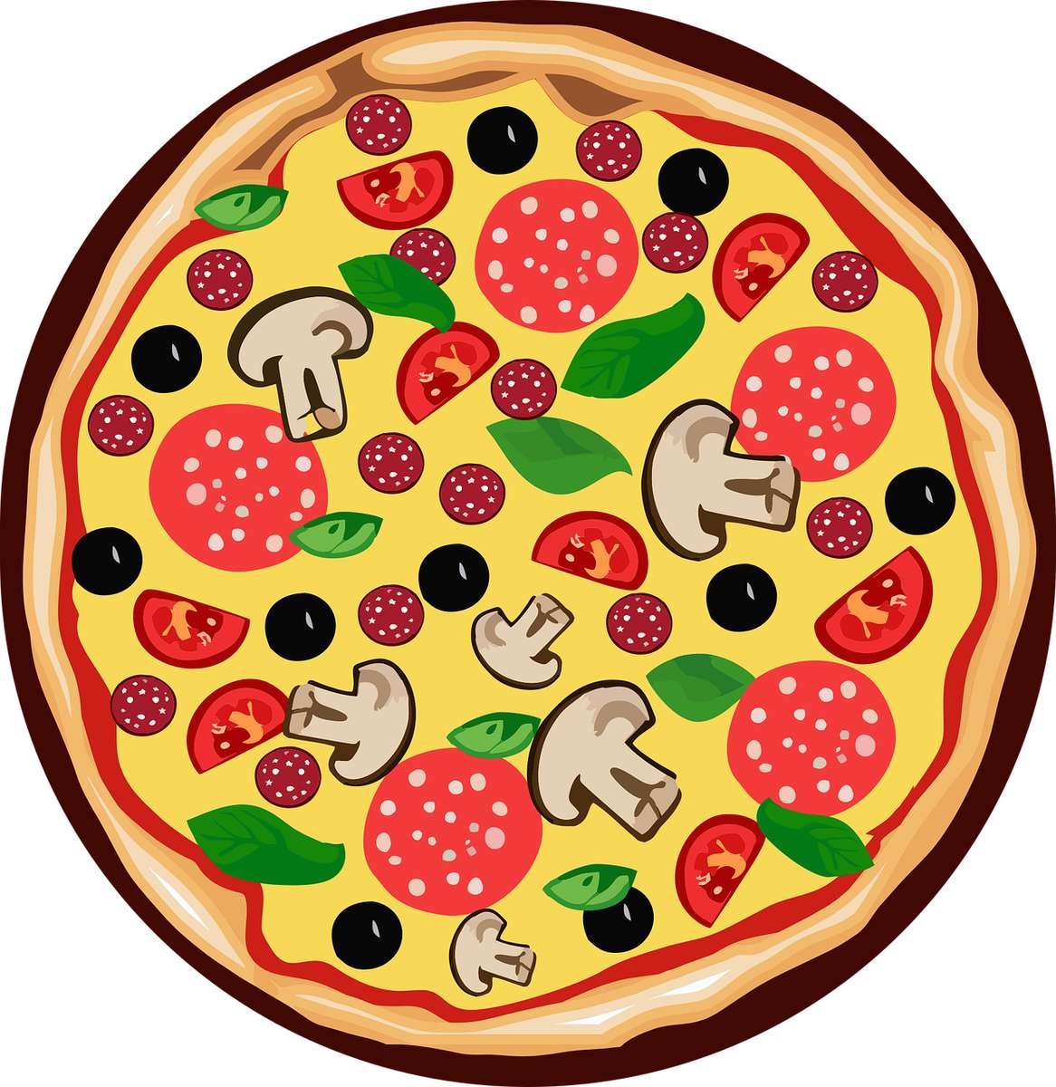 Пъзел за пица онлайн пъзел