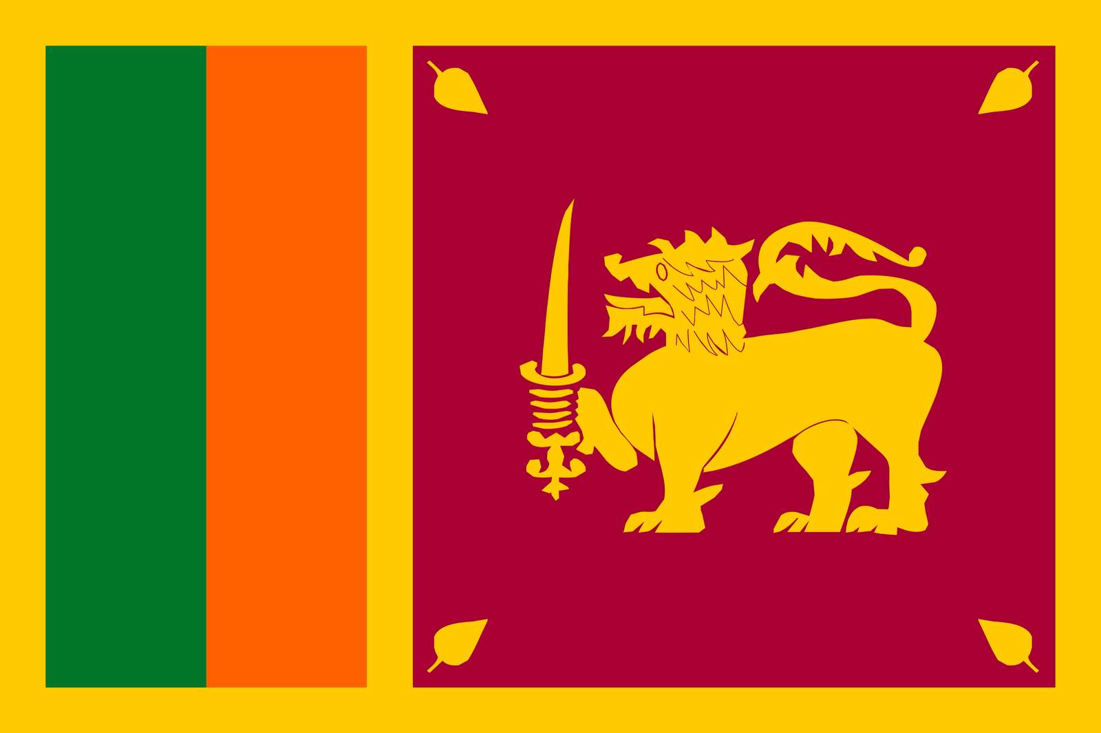 Стенд Шрі-Ланки онлайн пазл