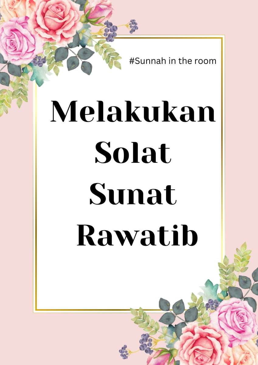 Sunnah 1 puzzle online din fotografie