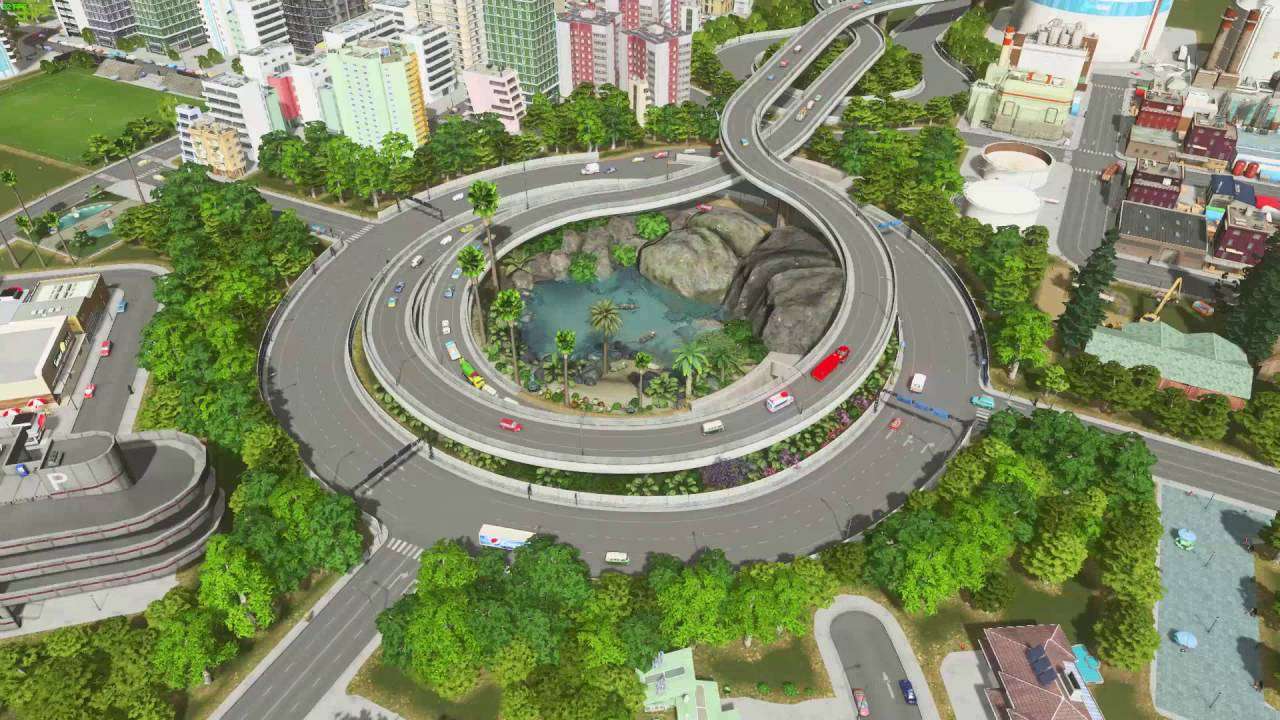 Spiraalvormige snelweg puzzel online van foto
