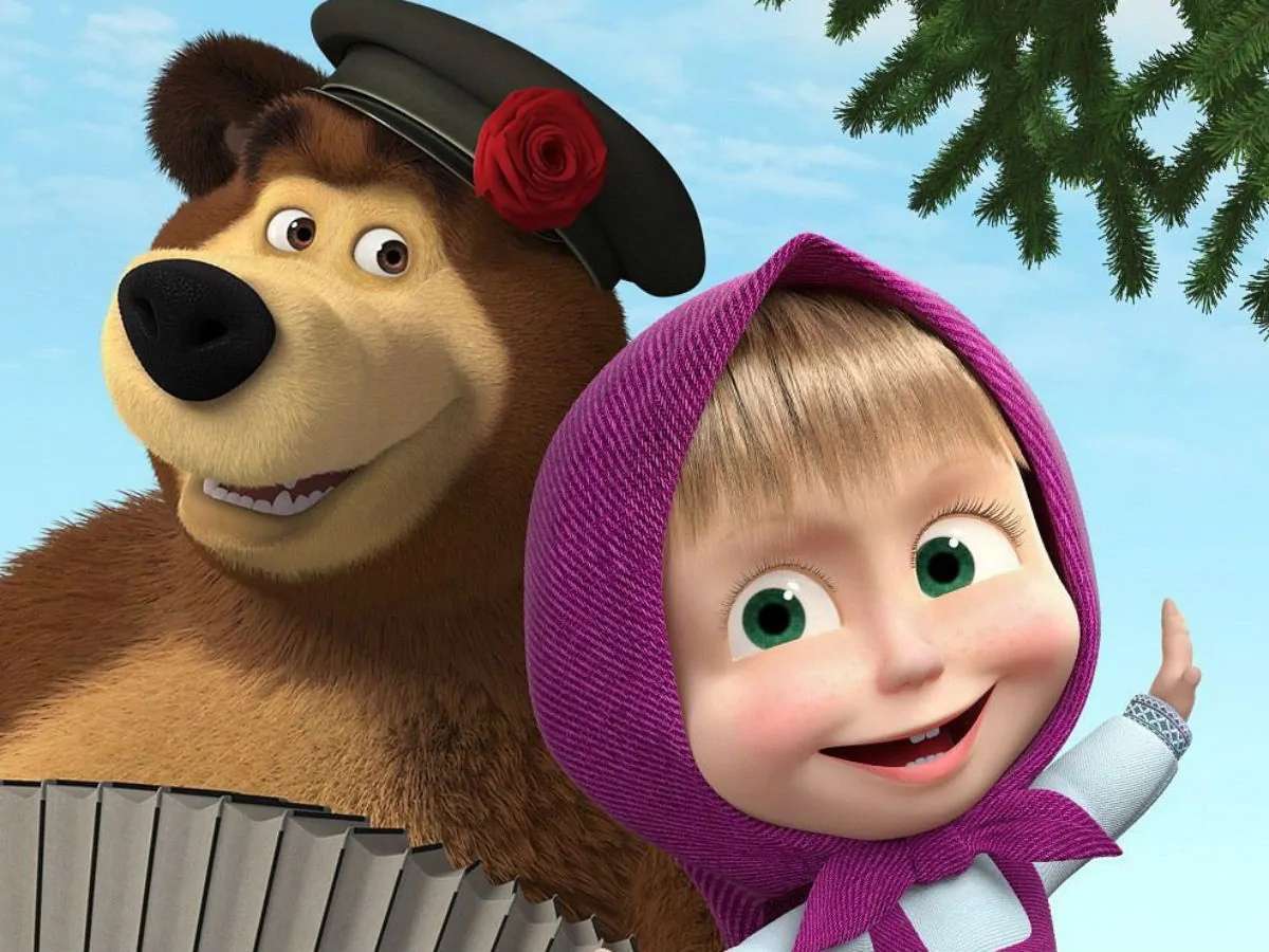 Masha and the Bear online puzzle