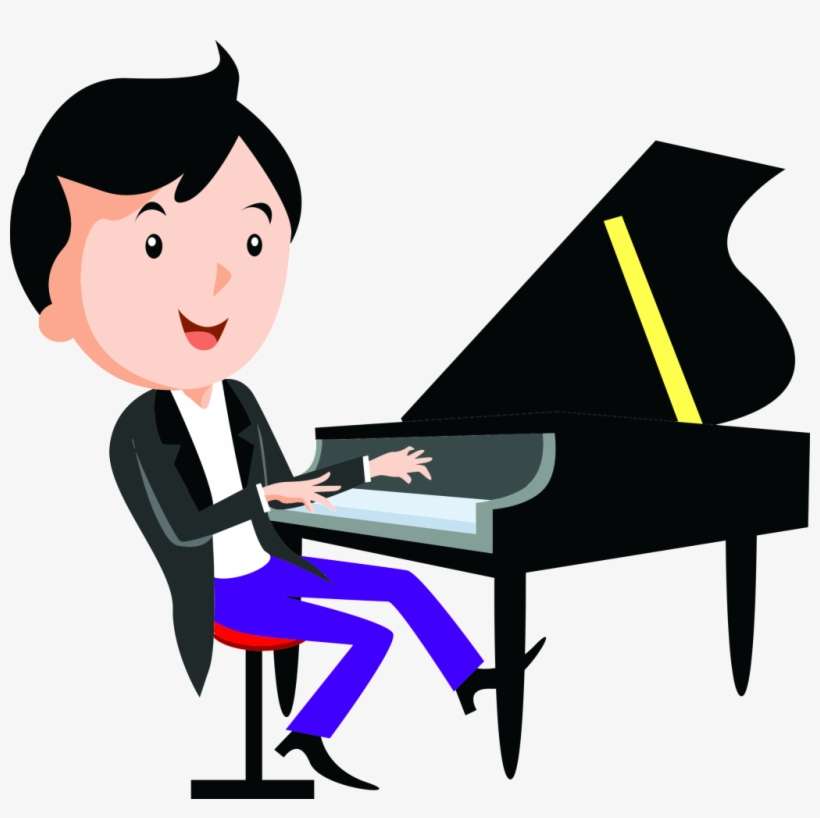 пиано музика онлайн пъзел от снимка