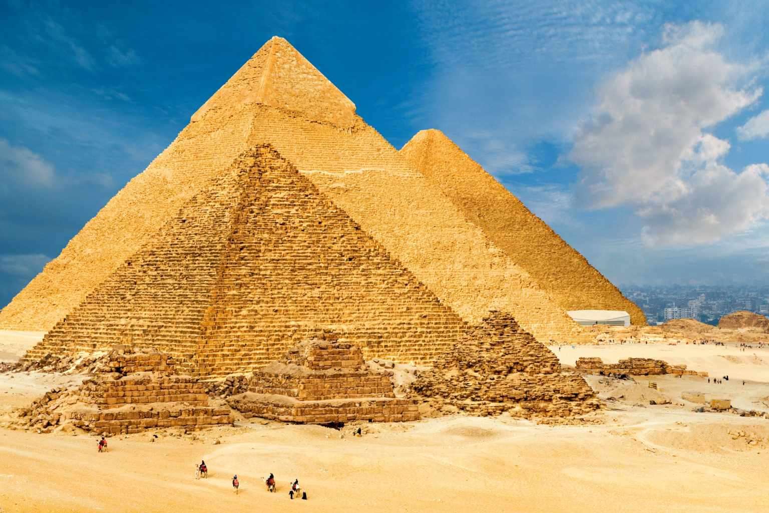 giza pyramid pussel online från foto