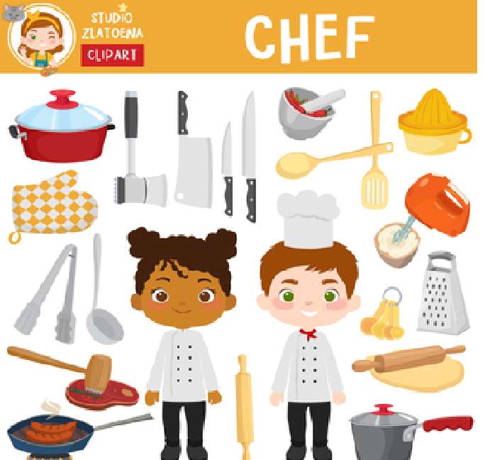Кулінарні інструменти та обладнання онлайн пазл