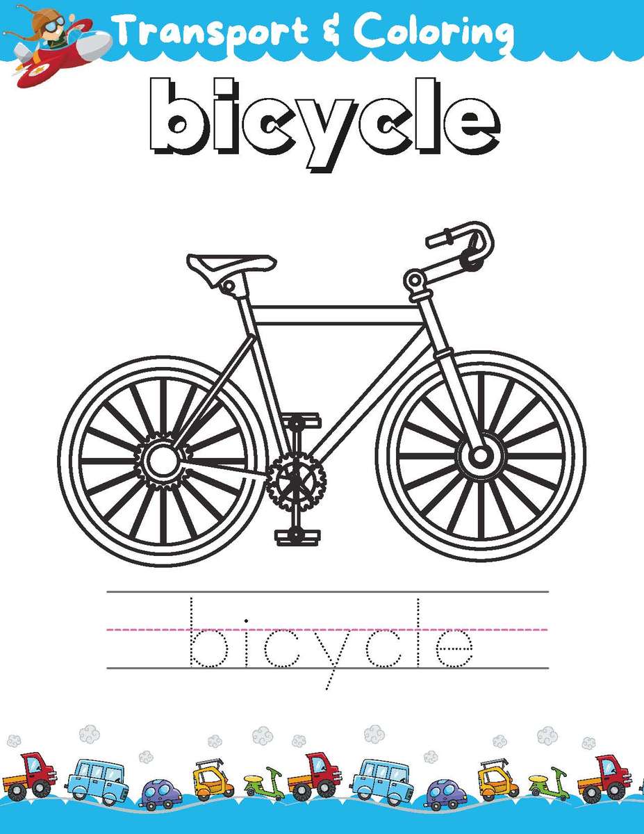 bicyclee puzzle online from photo