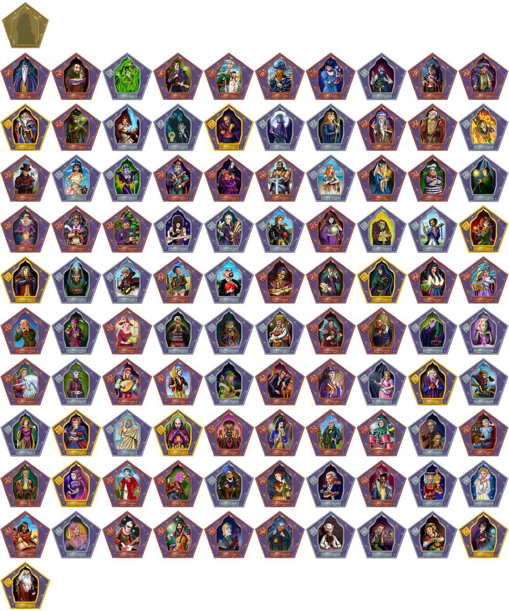 Minden varázslókártya puzzle online fotóról