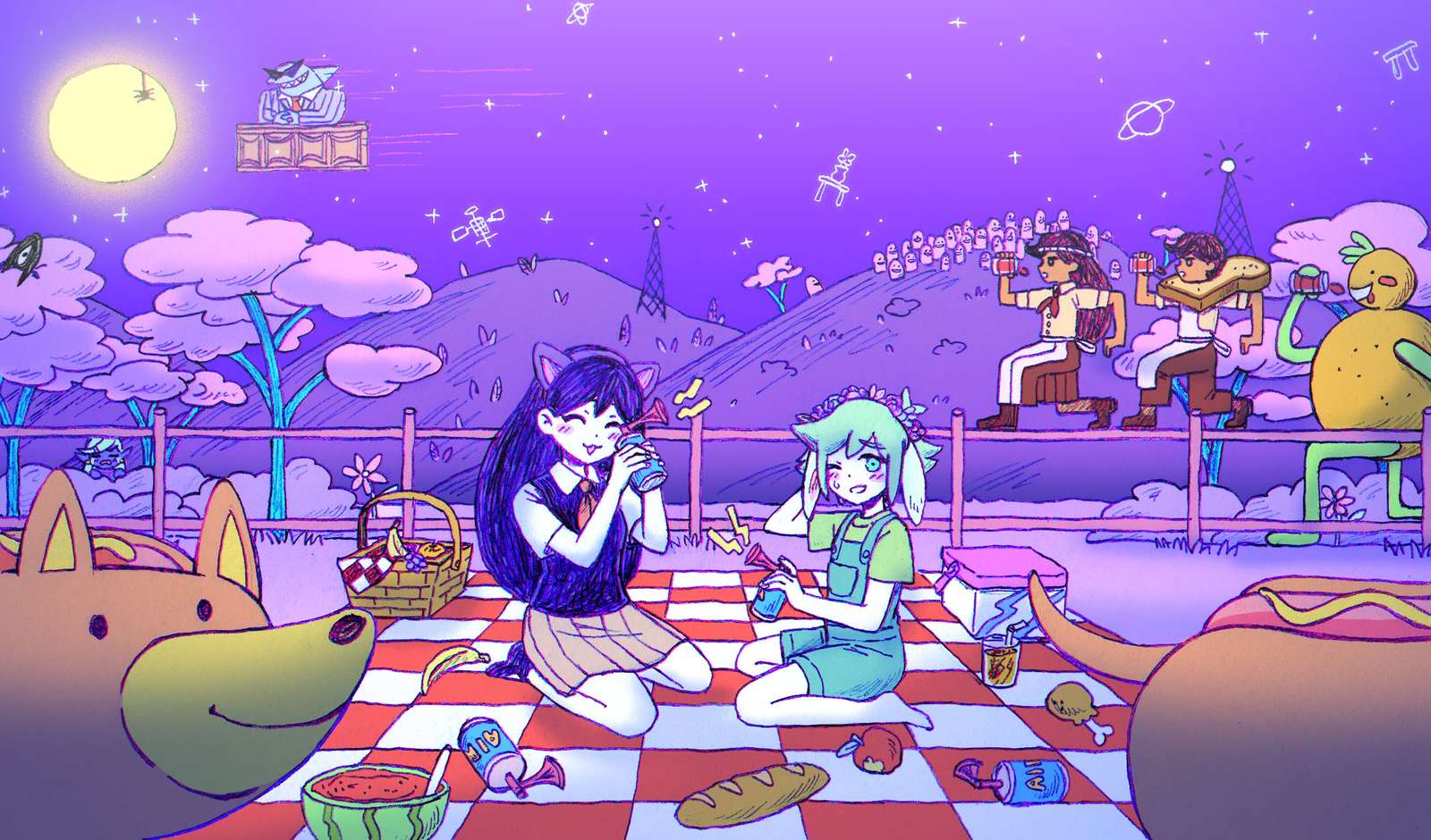 Mari a Basil z Omori online puzzle