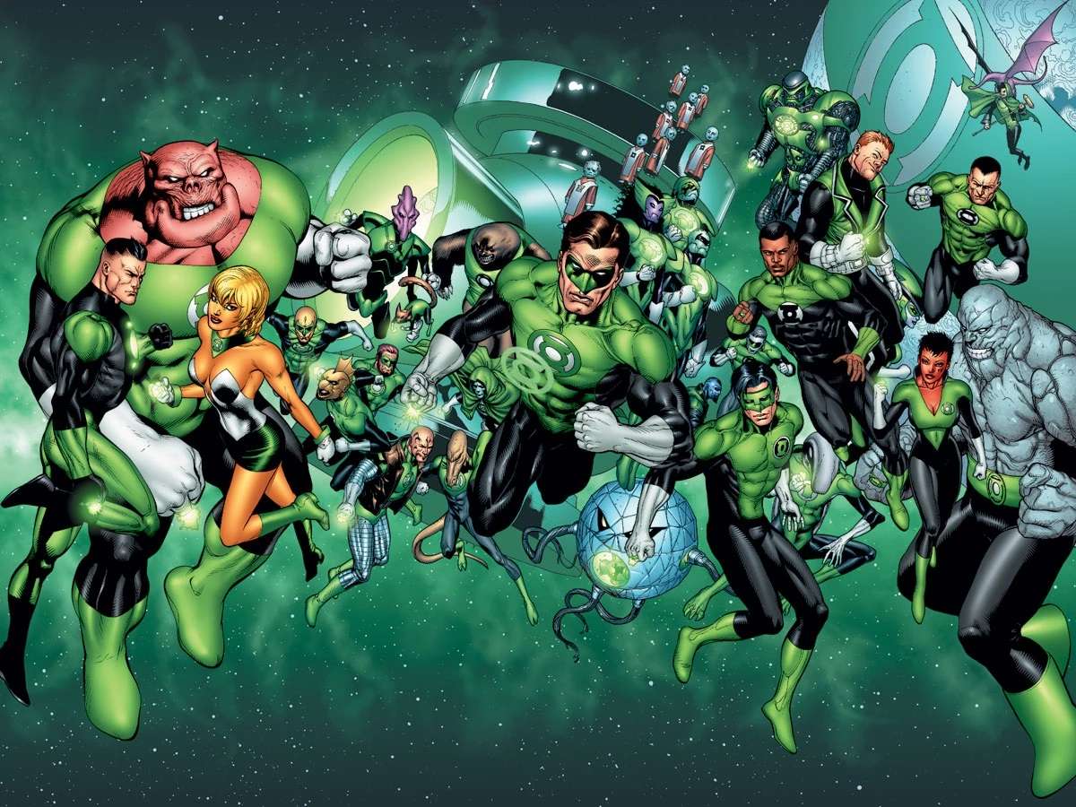 green lantern puzzle online from photo
