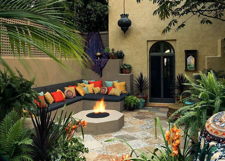 Patio With Fire online puzzle