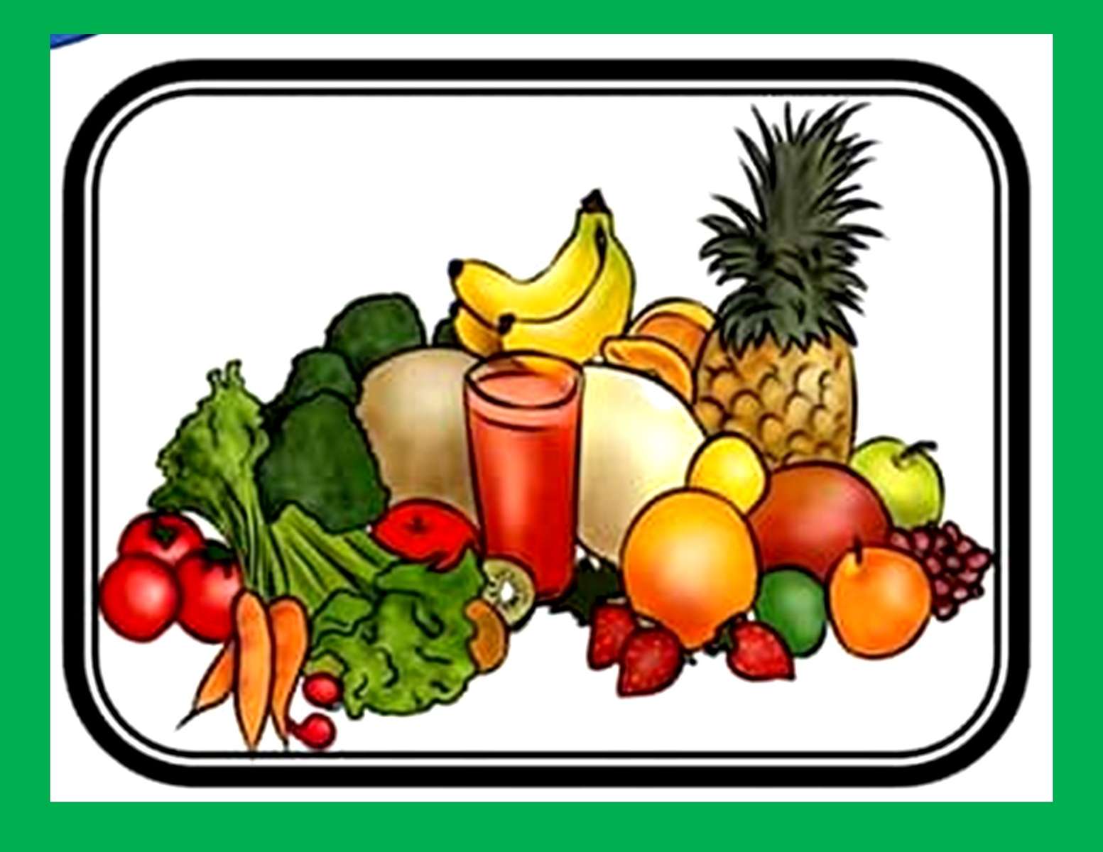 FRUITS AND VEGIES online puzzle