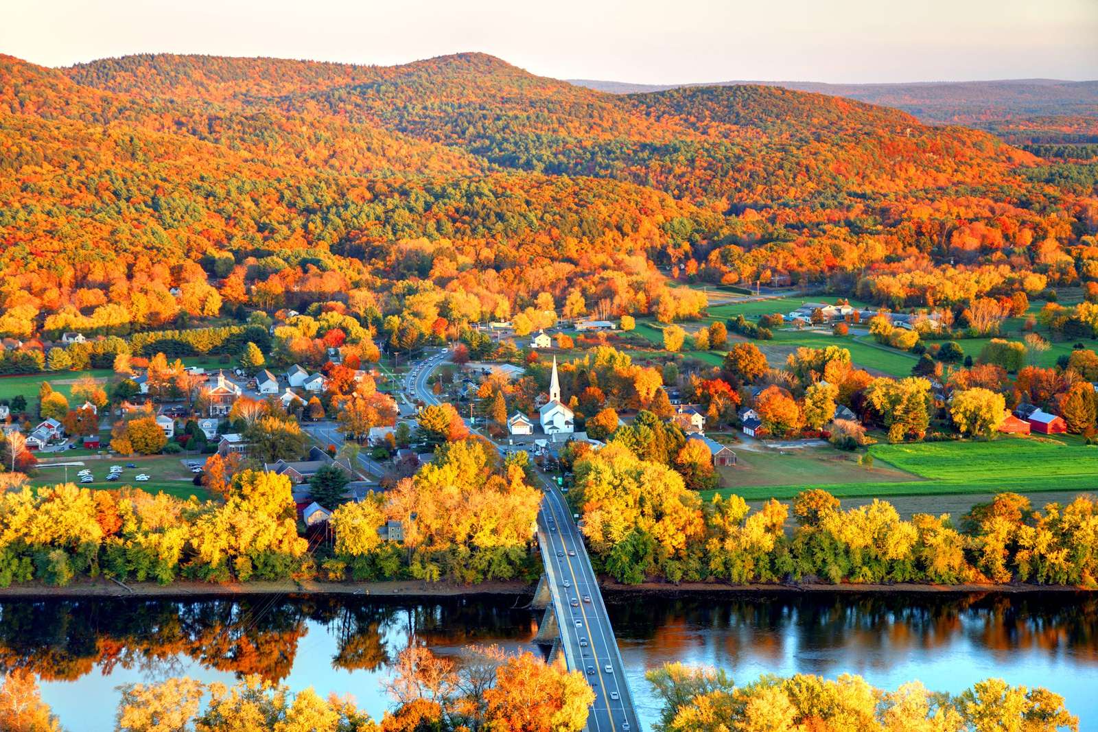 Есен в Нова Англия онлайн пъзел