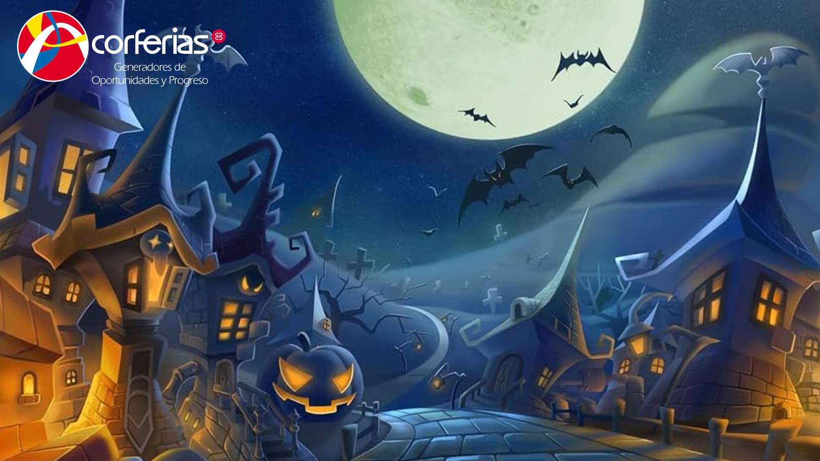 Головоломка №2 Хэллоуин пазл онлайн из фото