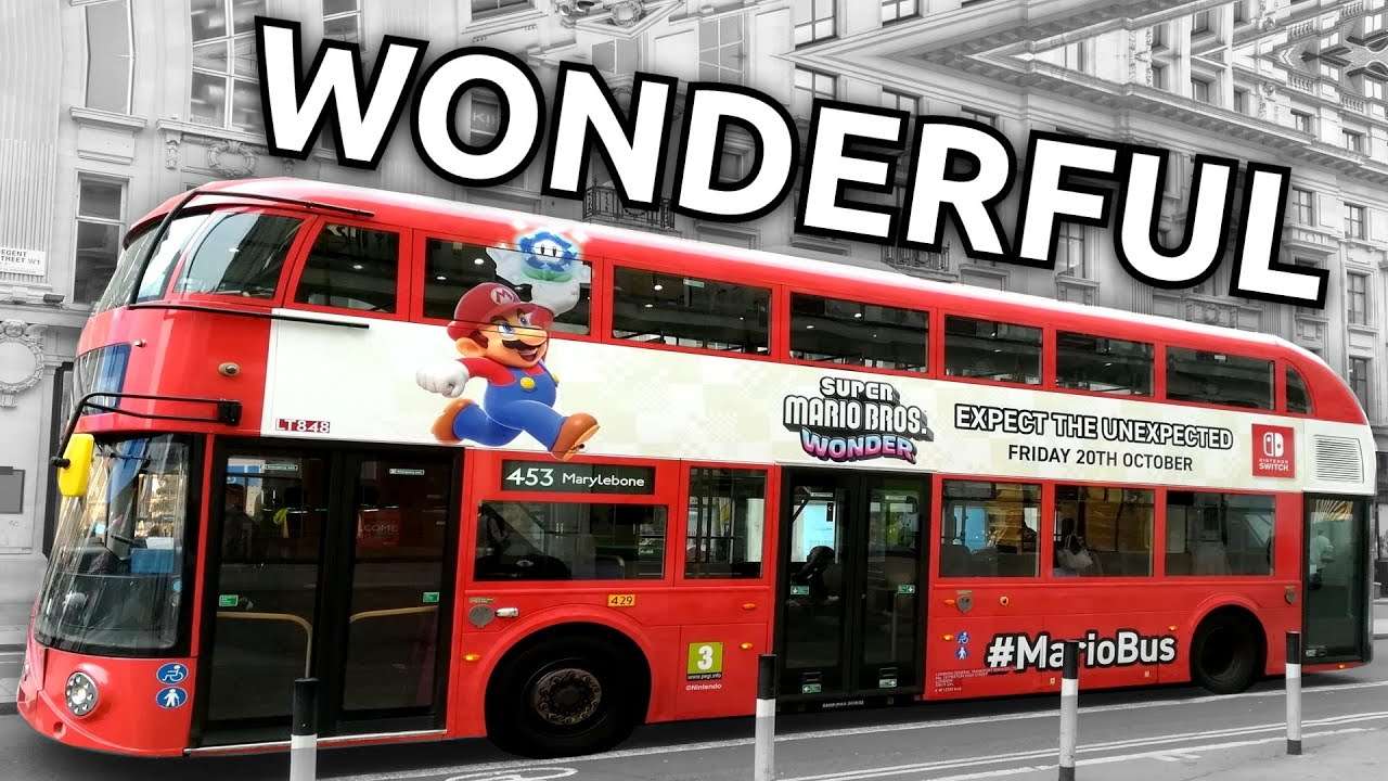 Mario Wonder Bus Pussel online
