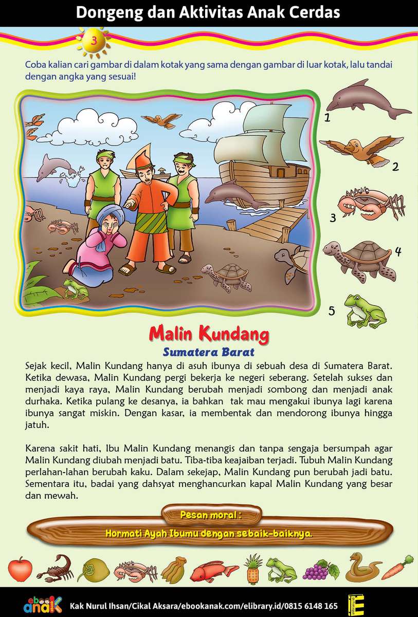 Maling kundang online παζλ