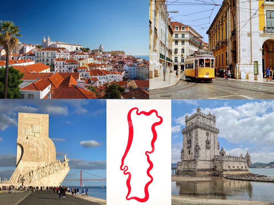 Lissabon pussel pussel online från foto