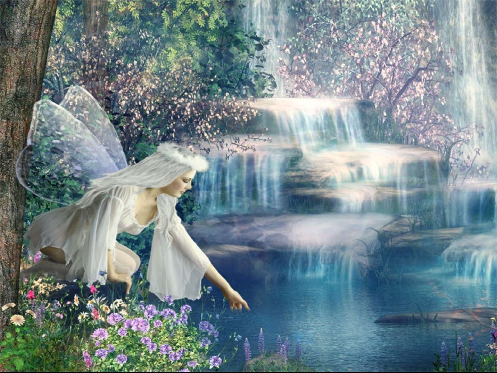 Water Fairy puzzle online from photo